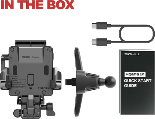 Miniatura 7 de NO-Look Docking Agena G1 Soporte de teléfono de carga para ventilación de aire, soporte universal para automóvil para puerto USB-C iPhone, Samsung