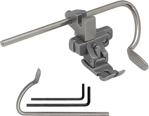 Prensatelas F88 6 en 1, multifuncional, ajustable, izquierda, derecha, de un solo lado, fruncido, posicionamiento, prensatelas, se adapta a la
