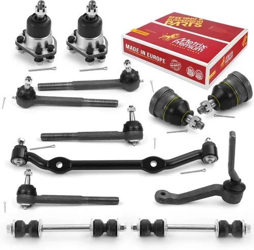Miniatura 92 de Metrix Premium Chassis Parts - Kit de suspensión delantera de 10 piezas para BMW X5 2007-2013, BMW X6 2008-2014, reemplazo, fabricado en Europa