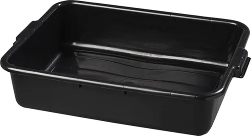 Carlisle FoodService Products 4401003 Comfort Curve Bus/Utility Box, 20 pulgadas de largo x 15 pulgadas de ancho x 5 pulgadas de alto, negro