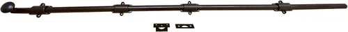 Miniatura 24 de QCAA Perno de puerta holandés de latón macizo, 36 ", latón pulido lacado, 1 paquete, hecho en Taiwán 35.8 in - Latón pulido lacado
