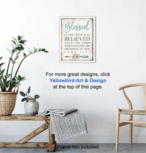 Miniatura 5 de Arte de pared inspirador con versículo bíblico de 11 x 14 pulgadas, versículos bíblicos motivacionales, decoración de pared para mujeres, impresión