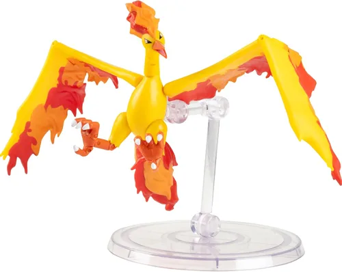 Miniatura 2 de Pokémon - Figura de batalla articulada de Moltres de 15 cm con soporte de exhibición - Licencia oficial - Regalo coleccionable de Pokémon para niños
