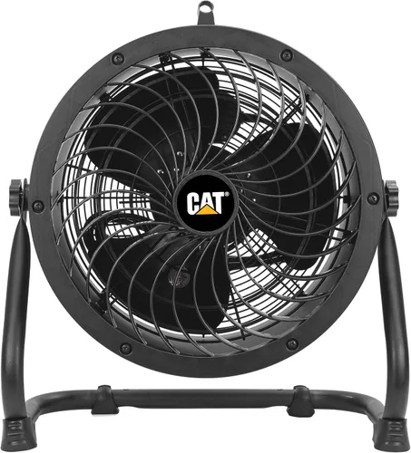 Miniatura 6 de CAT ventiladores - Ventilador de tambor de alta velocidad de 14 pulgadas de alta velocidad de alta resistencia de grado industrial (negro, 2 en 1)
