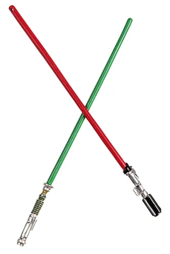 Miniatura 3 de Star Wars Luke Skywalker y Darth Vader - Palos para el cabello con sable láser