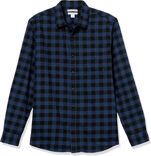 Miniatura 10 de Tienda Essentials - Camisa de franela para hombre de ajuste delgado y manga larga