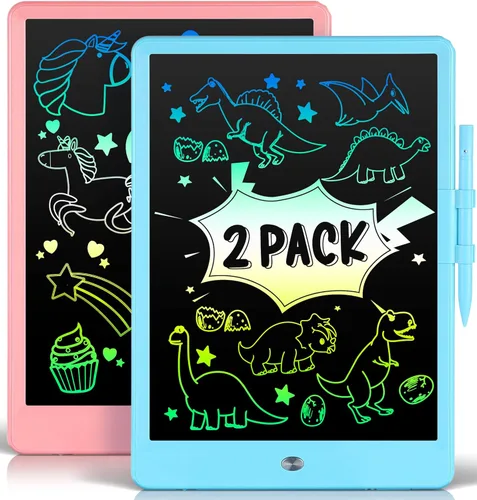 Miniatura 12 de Juguetes para niños y niñas de 3, 4, 5, 6, 7, 8 años, tableta de escritura LCD de 15 pulgadas, tablero de garabatos, almohadillas de dibujo Azul