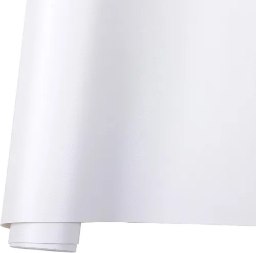 Miniatura 24 de Ramya Hojas de cuero sintético de color sólido liso 1 rollo 12"X53" (30 cm X 135 cm), la piel sintética es ideal para proyectos de manualidades DIY