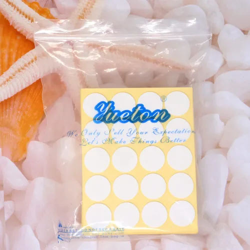 Miniatura 7 de yueton 480 calcomanías redondas de mecha de vela de 0.78 pulgadas, resistentes al calor, calcomanías de doble cara, se adhieren de forma estable
