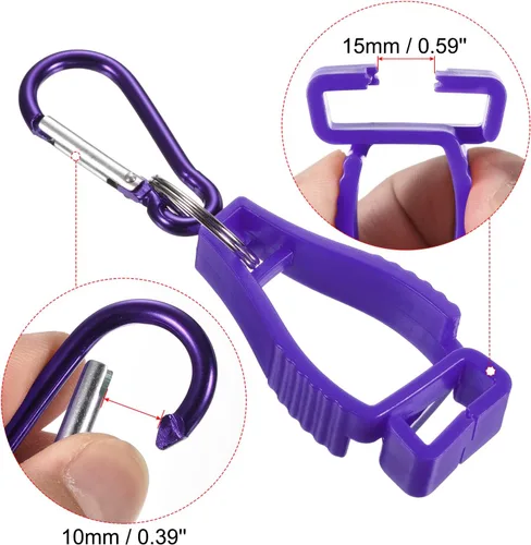 Miniatura 3 de PATIKIL Guantero, clips de agarre para guantes y ganchos para gafas y cascos