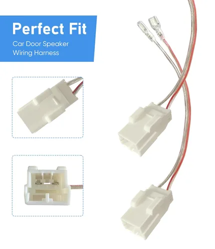Miniatura 4 de Reemplazo del conector del arnés de cableado del altavoz de la puerta delantera y trasera del automóvil para Jeep Wrangler JK 2002-2020, Chrysler
