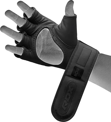 Miniatura 6 de RDX Guantes MMA de piel maya real de alta calidad, guantes de combate y agarre para artes marciales mixtas para entrenamiento, guantes de lucha