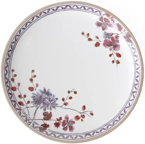 Villeroy & Boch Artesano - Plato llano de lavanda provenzal: floral, 10.5 pulgadas, porcelana premium, blanco/multicolor