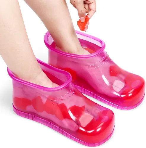 Zapatos de baño de pies de masaje, lavabo portátil para remojo de pies, masaje térmico para circulación sanguínea, alivio del estrés