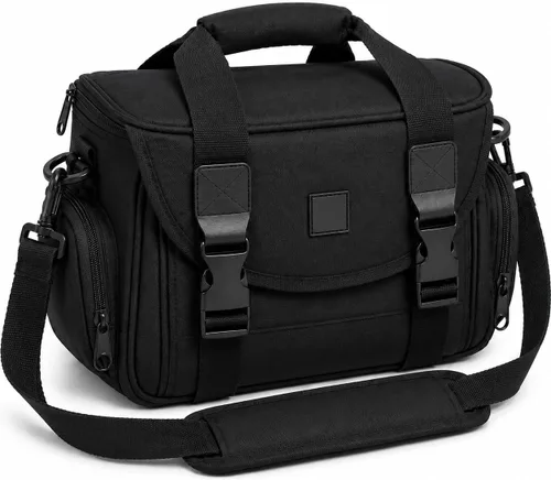 Miniatura 10 de Bolsa Deluxe Grande para Cámara Digital / Video con Acolchado / Estuche para Cámaras Nikon, Sony, Pentax, Olympus, Panasonic, Samsung y Canon DSLR &