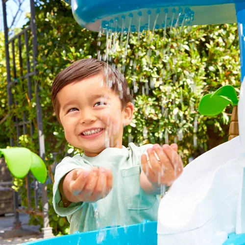 Miniatura 6 de Little Tikes Waterfall Island - Mesa acuática (exclusivo de Amazon) con accesorios, para exteriores, para niños y niñas de 2 a 5 años