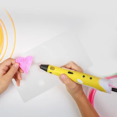 Miniatura 2 de EXCEART Tapete de impresión de bolígrafo 3D, tablero de dibujo transparente, paquete de 10 plantillas de 7.08 x 3.93 pulgadas para niños
