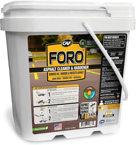 Miniatura 10 de CAF Outdoor Cleaning FORO - Limpiador y endurecedor de asfalto, removedor de manchas de aceite para superficies de entrada de asfalto