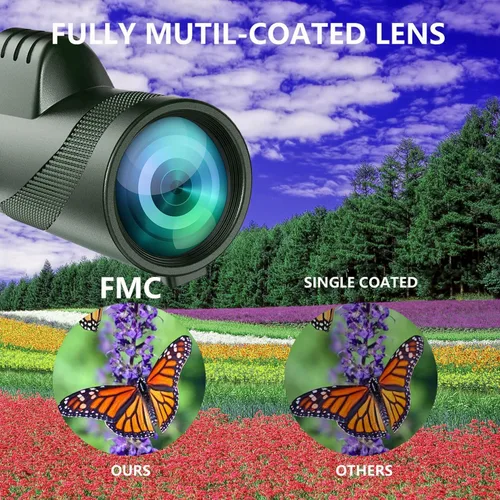 Miniatura 7 de Monocular-Telescopio 80x100 Monoculares de alta potencia de alta definición para adultos de alta potencia con adaptador de teléfono inteligente