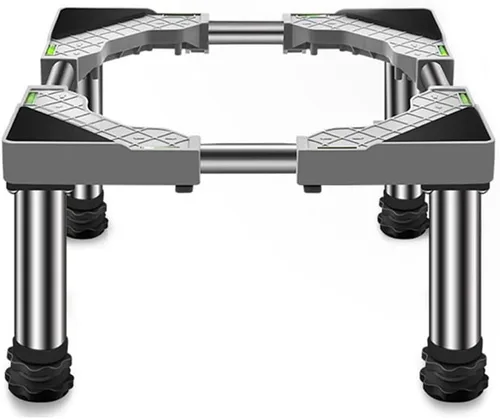 Miniatura 9 de Soporte para refrigerador con 4 pies fuertes para secadora, altura del soporte para refrigerador 3.9/5.9/7.8 pulgadas, ajustable, 1.1 pulgadas
