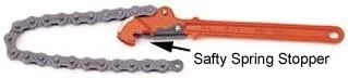Hit Tools 02-CW10 - Llave de tubo de cadena de 28 pulgadas, capacidad de 11 pulgadas con cadena de 38-1/2 pulgadas, solo se vende por ucostore
