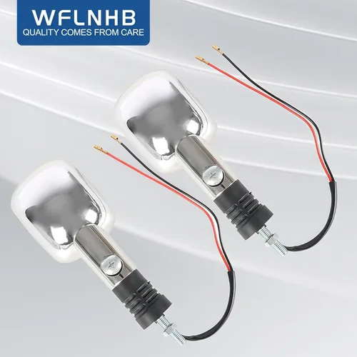 Miniatura 5 de WFLNHB 2 unids motocicleta intermitentes intermitentes luz de repuesto para Honda VTX Steed Magna 250 400 750
