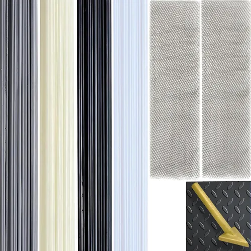 Kit de soldadura de plástico Varillas de soldadura de plástico 40pcs 4 tipos de soldadura de plástico Punta de calentamiento Varillas de reparación