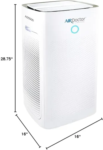 Miniatura 10 de AIRDOCTOR AD5500 Purificador de aire HEPA y VOC para espacios extra grandes y conceptos abiertos con filtros UltraHEPA, de carbón y VOC - Captura