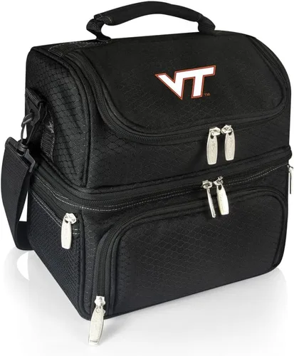 Miniatura 30 de PICNIC TIME NCAA Nebraska Cornhuskers Pranzo - Lonchera aislada con juego de pícnic, bolsa enfriadora para el almuerzo Negro