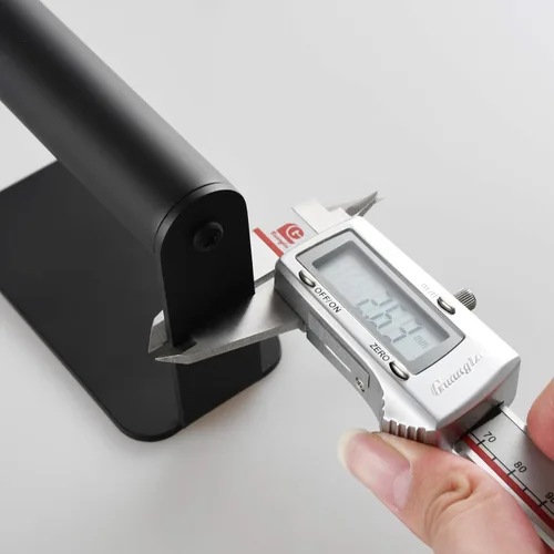 Miniatura 3 de Barra deslizante de ducha negra de acero inoxidable 31,5 pulgadas para baño sin perforaciones