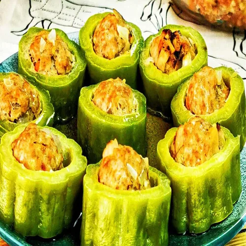 Miniatura 4 de 30 calabazas amargas, calabaza amarga, calabaza amarga, pepino amargo, karela, nigauri, goya, ku-gua, semillas de reliquia sin OMG, verduras