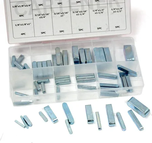 Miniatura 2 de Llave de Polea - Juego de Llaves Cuadradas 60 piezas - Juego de Llaves, Llaves de Tensión, Llaves en Blanco - Caja de Llaves de Plástico - Llaves