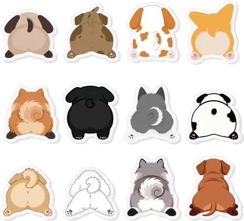 Miniatura 21 de Yinder 24 blocs de notas adhesivas divertidas Kawaii de animales, notas adhesivas de dibujos animados a granel, regalo autoadhesivo para San