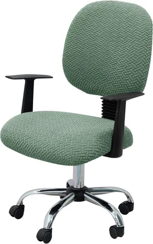 Miniatura 21 de MIFXIN - Fundas elásticas para silla de oficina de Jacquard, 2 piezas para sillas de escritorio o de la computadora, protector universal
