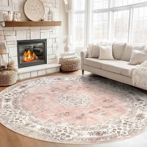Miniatura 47 de MUJOO Alfombra Pasillo Runner 2'x8' Azul Gris Alfombras Largas Boho Lavable a Máquina Antideslizante para Entrada Cocina Baño Dormitorio Retro Suave