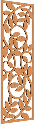 Miniatura 42 de 9 3/8"W x 24 3/8"H x 1/4"T Utica Decorativo Fretwork Madera Paneles de Pared, Abedul