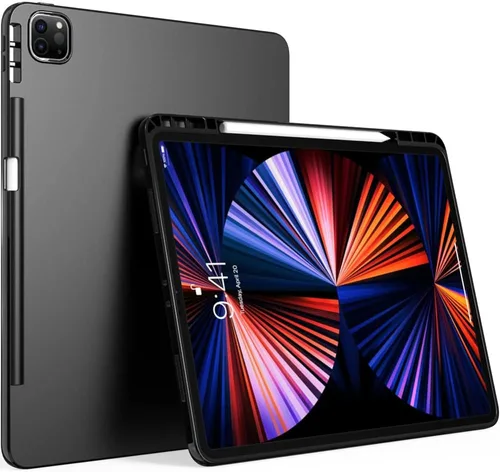 Miniatura 22 de Puxicu Funda para iPad mini 1 2 3, diseño delgado mate TPU goma suave TPU cubierta protectora para 7.9 "iPad mini funda 1ª 2ª 3ª generación, negro
