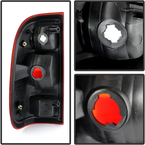 Miniatura 3 de ACANII - Para 2008-2016 Ford F-250 F-350 F-450 F-550 Superduty Pickup Truck luces traseras reemplazo izquierdo+derecha