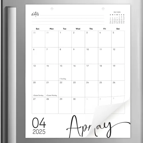 Miniatura 11 de Calendario magnético para refrigerador de enero de 2026 a junio de 2027, 13.5 x 11 pulgadas, calendario magnético para refrigerador de 18 meses