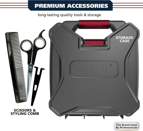 Miniatura 8 de Wahl USA Pro Ultra Quiet - Cortadora de pelo con cable de alto torque ultra silenciosa para funcionamiento ultra silencioso y temperaturas