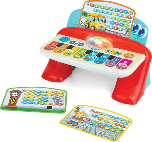 Miniatura 10 de Winfun Juego de piano de cola sinfónico para niños a partir de 37 años, 37 teclas, 15 canciones de demostración, 8 instrumentos y ritmos, grabación