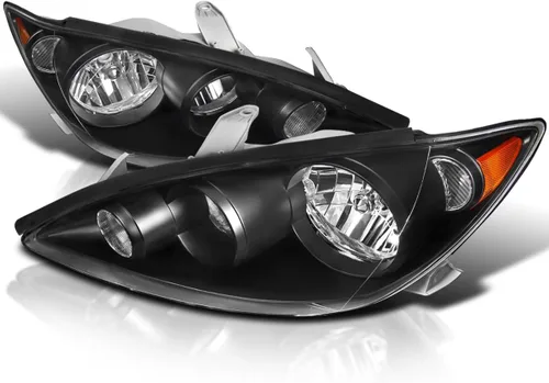 Miniatura 6 de SPEC-D TUNING Faros delanteros cromados compatibles con Toyota Camry 2005-2006, conjunto de lámpara de luz frontal L+R