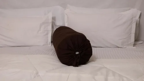 Miniatura 10 de Saffron HANDICRAFTS - Funda de almohada de algodón, con cierre de cuerda, fácil de quitar, lavable, 8 pulgadas de diámetro, 24 pulgadas de largo