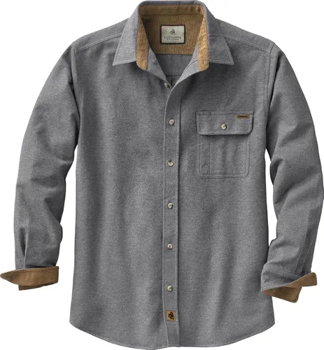 Miniatura 7 de Legendary Whitetails Camisa de franela de manga larga con botones para hombre, 100% algodón