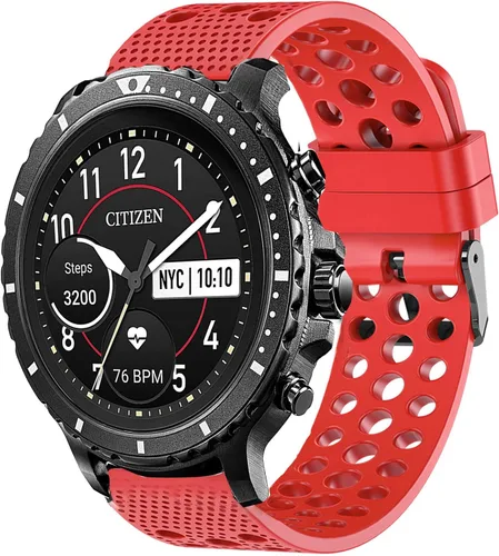 Miniatura 6 de Lamshaw Compatible con correas Citizen CZ, pulseras de repuesto de silicona con hebilla de metal, compatible con reloj inteligente Citizen CZ