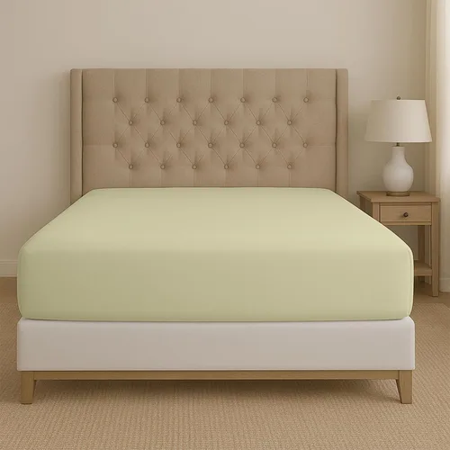 Miniatura 7 de SLEEP-NEST Sábana bajera ajustable tamaño individual, 600 hilos, 100% algodón egipcio de fibra larga, elástico en todo el contorno para colchones