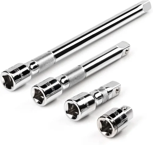 TEKTON Juego de extensión de unidad de 1/2 pulgada, 4 piezas (1-1/2, 3, 6, 10 pulgadas) | SHA92011