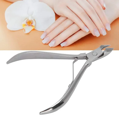 Miniatura 5 de Dioche Cortador de cutículas, cortador de cutículas, pinzas de cutícula, de acero inoxidable, para piel muerta, tijeras para pedicura, manicura