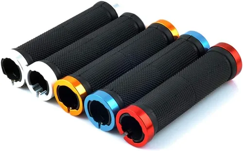 Miniatura 4 de Mango de manillar de bicicleta, antideslizante de moda para bicicleta de montaña, mango de bicicleta, color negro