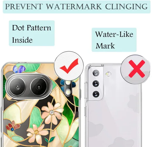 Miniatura 9 de Unov Case Designed for OnePlus Nord 4 5G, Crystal Clear Phone Case with [Anti-Slip Embossed Pattern], Shockproof Slim Protective